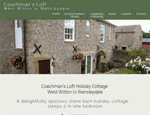 Tablet Screenshot of coachmansloft.co.uk